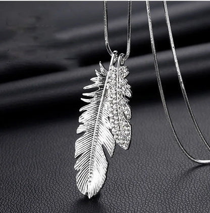 Women Pendant Necklaces Hollow Leaves Flower