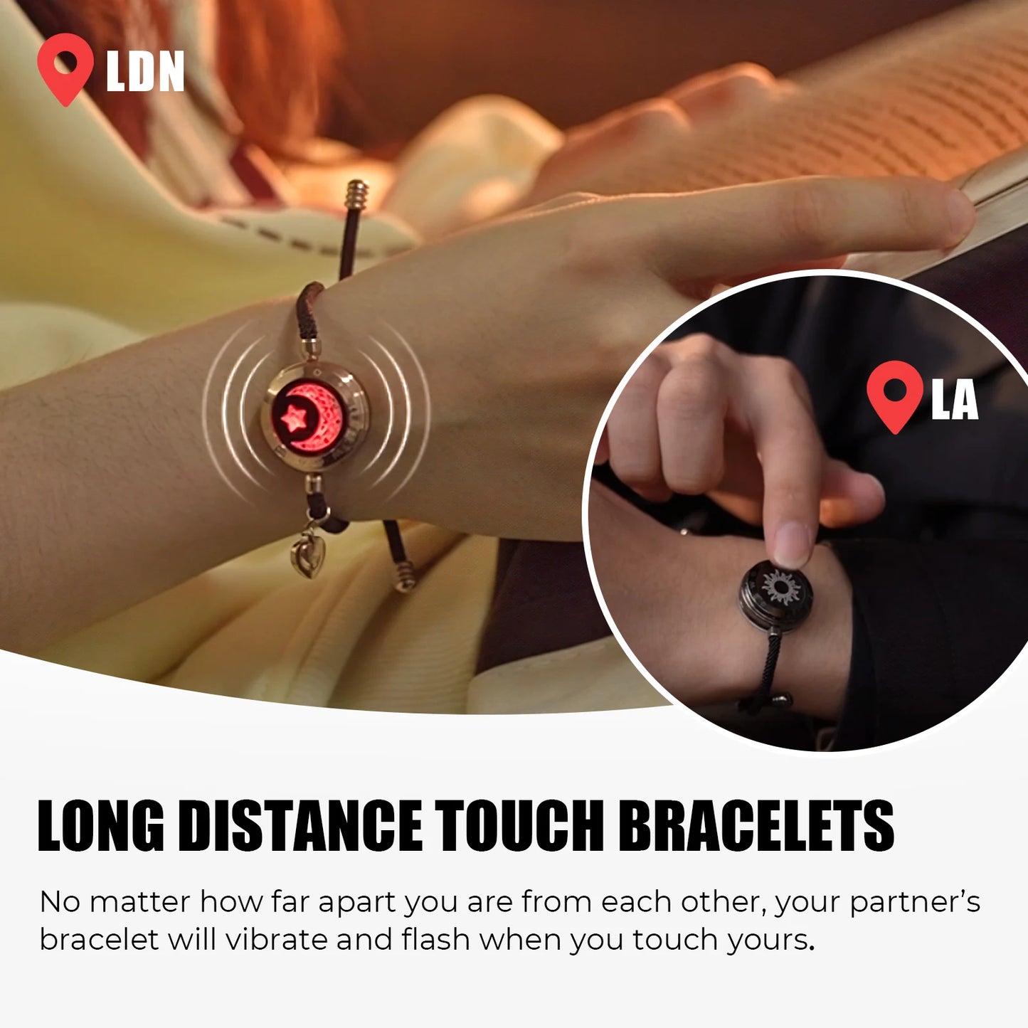 Vibrate Bracelets for Couples