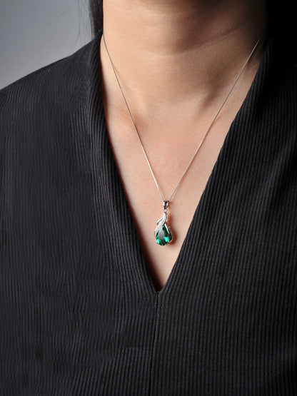 Pendant Necklace No Chain 925 Sterling Silver for Women