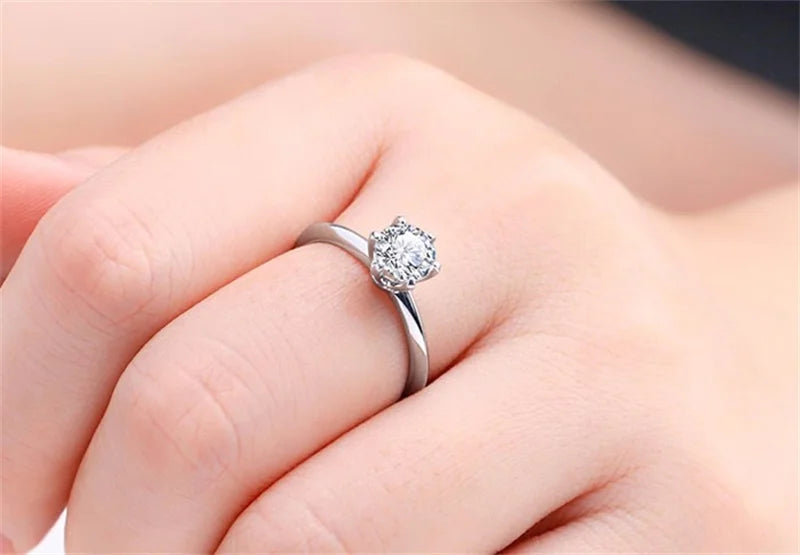 Vintage Anniversary Moissanite Ring