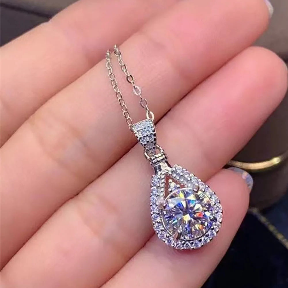 Moissanite Necklace For Women Gift