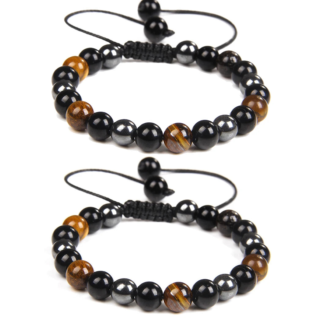 Bracelets Women Men Natural Stone