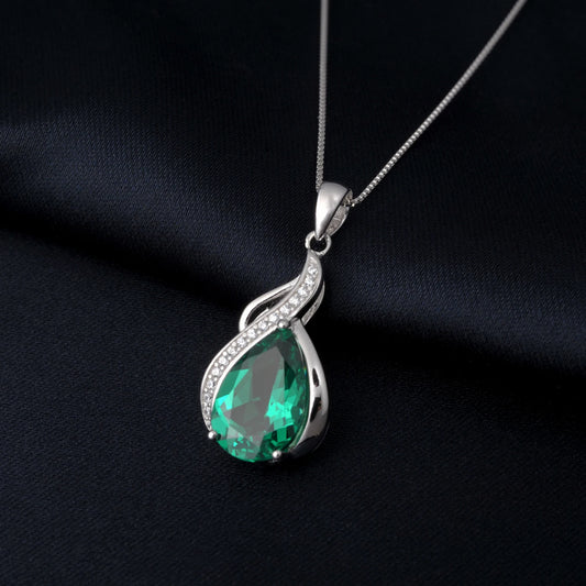 Pendant Necklace No Chain 925 Sterling Silver for Women