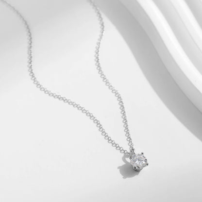 Moissanite Necklace Diamond Pendant For Women