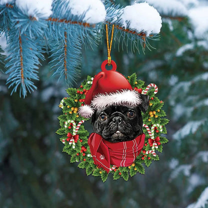 Christmas Pendant Sleeping Dog Christmas