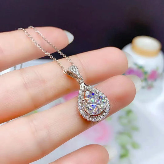 Moissanite Necklace For Women Gift