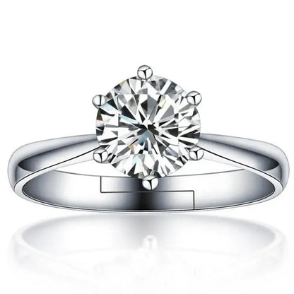 Vintage Anniversary Moissanite Ring