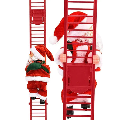 Jolly Santa Climber Ladder Decor