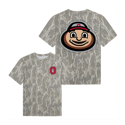 Ohio State Buck Camo Shirt College Football Gameday Apparel for Men Women Youth Fans