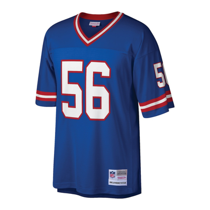 Retro Football Jersey Adult Premium Legacy Fit Inspired by 56 Linebacker New York Colors Game Day Fan Style