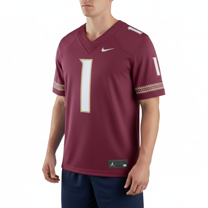 Florida State Castellanos 10 Garnet Home Football Jersey Men Women Youth Fan Gear