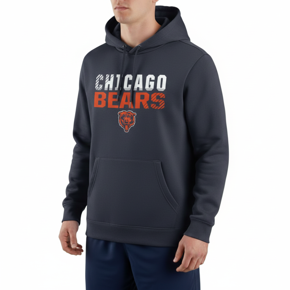 Bears Fade Out Navy Hoodie Men Women Youth Iconic Collection Pullover Comfort Fit