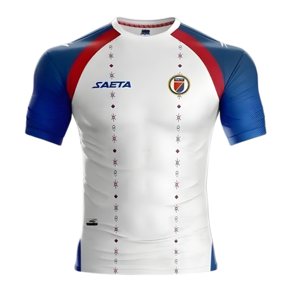 Men’s White Haiti Performance Jersey Durable Football Training Tee