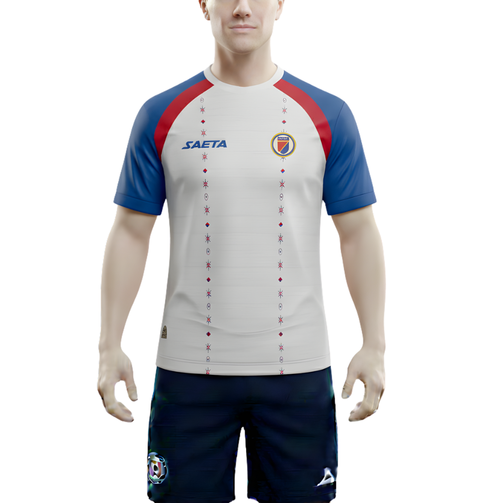 Men’s White Haiti Performance Jersey Durable Football Training Tee