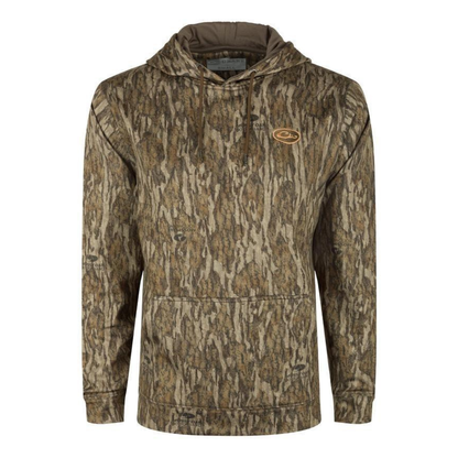 Drake Waterfowl MST Camo Hoodie Men’s Lightweight Performance Hunting Sweatshirt for Outdoor and Casual Wear