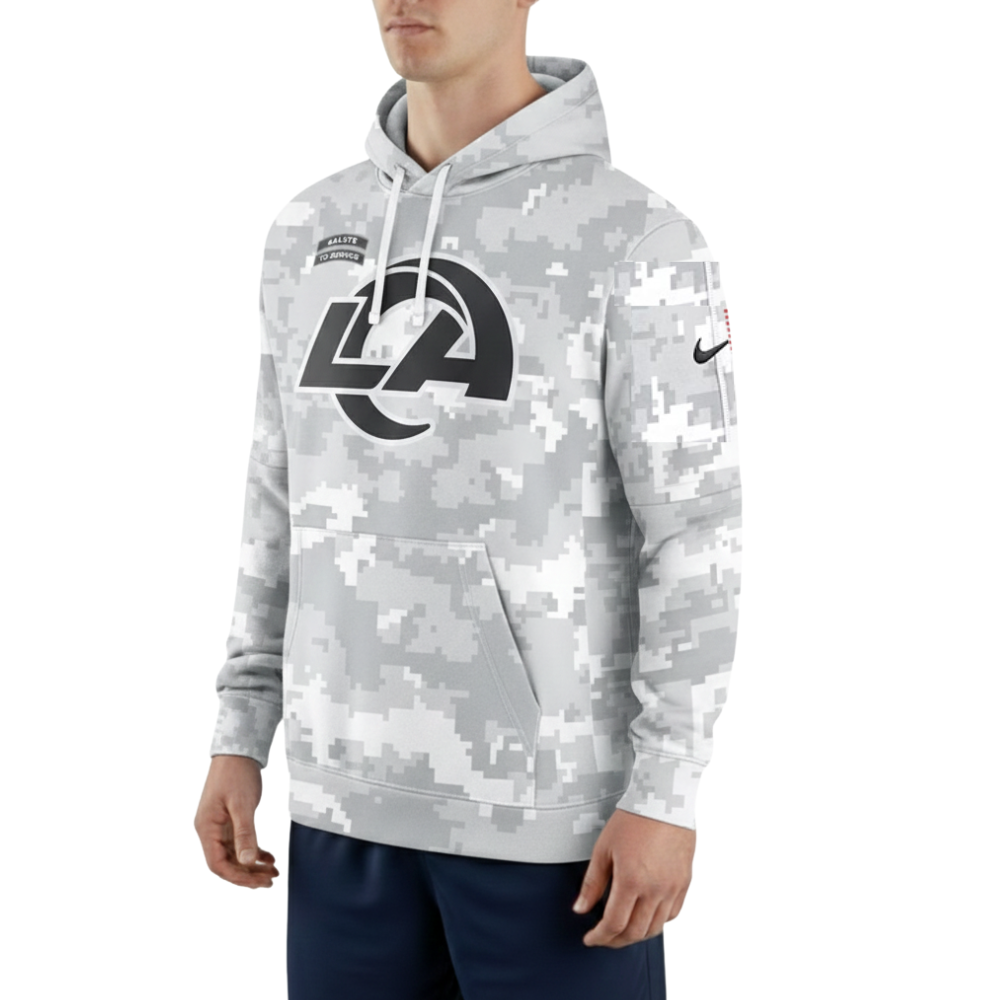 Men’s Matthew Stafford 9 Arctic Camo Pullover Hoodie 2025 Full Logo Print Football Fan Sweatshirt Gift for Him Her