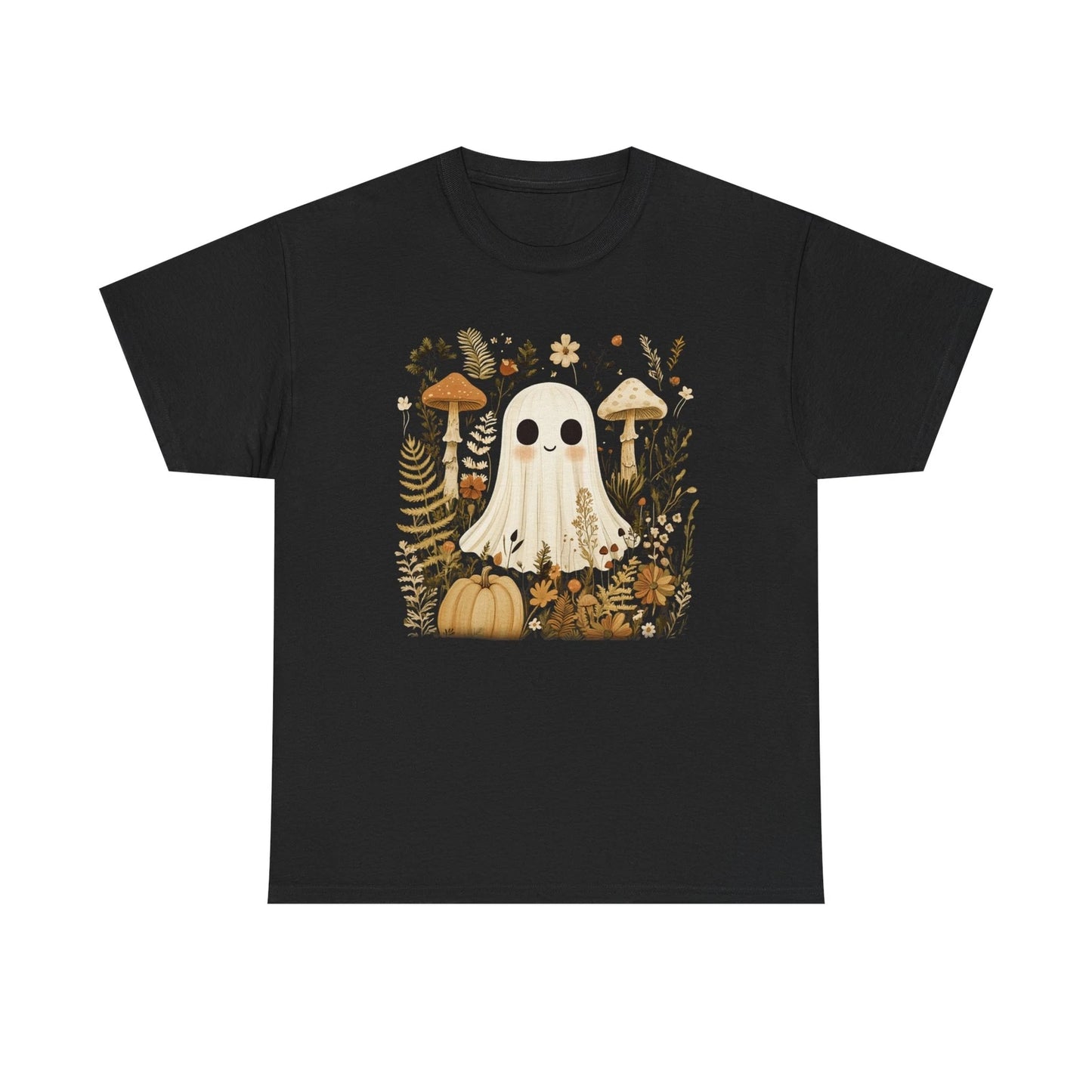 Retro Haunted Ghost T-Shirt | Vintage Halloween Tee | Paranormal Shirt